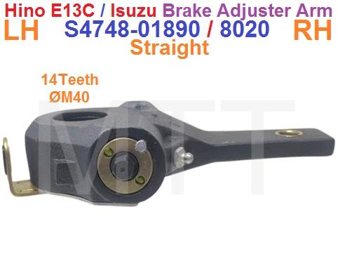 Brake Adjuster Arm-Hino E13C / Isuzu (LH&RH) - Image 2