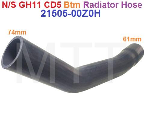 Radiator Hose-Nissan GH11 CD5 ( Bottom ) - Image 4
