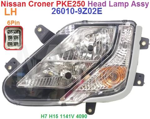 Head Lamp Assy-Nissan CRONER PKE250 - Image 6