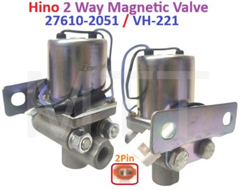 2 Way Magnetic Valve-Hino ( 2Pin )