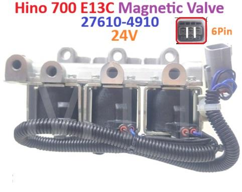 Magnetic Valve-Hino 700 E13C ( 6 Pin / 24V )