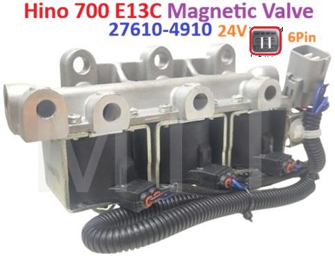 Magnetic Valve-Hino 700 E13C ( 6 Pin / 24V ) - Image 2