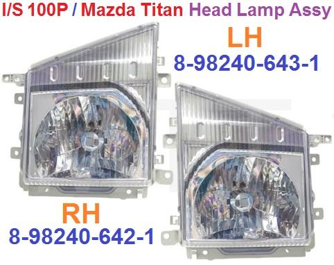Head Lamp-Isuzu 100P / Mazda TITAN