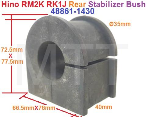 Stabilizer Bush-Hino RM2k RK1J ( Rear ) - Image 2