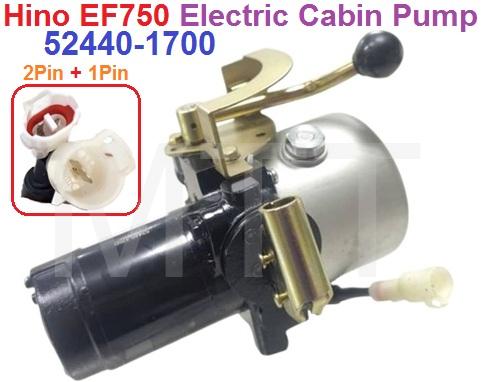 Electric Cabin Pump-Hino EF750 ( 2Pin+1Pin ) - Image 3