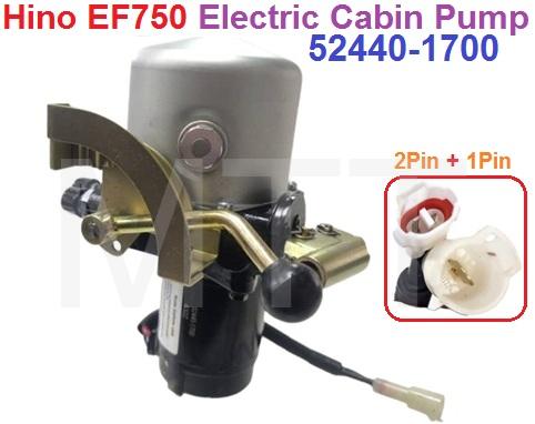 Electric Cabin Pump-Hino EF750 ( 2Pin+1Pin ) - Image 2