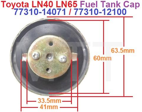Fuel Tank Cap-Toyota LN40 LN65 - Image 3