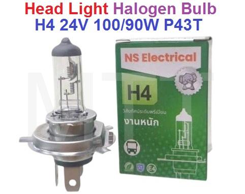 Head Light Halogen Bulb-H4 24v 100/90W P43T - Image 2