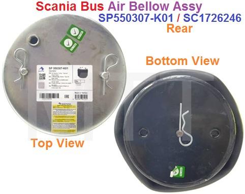 Air Bellow Assy-Scania Bus ( Rear ) - Image 3