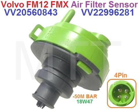Air Filter Sensor-Volvo FM12 FMX ( 4 Pin )