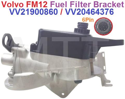 Fuel Filter Bracket-Volvo FM12 ( 6Pin )