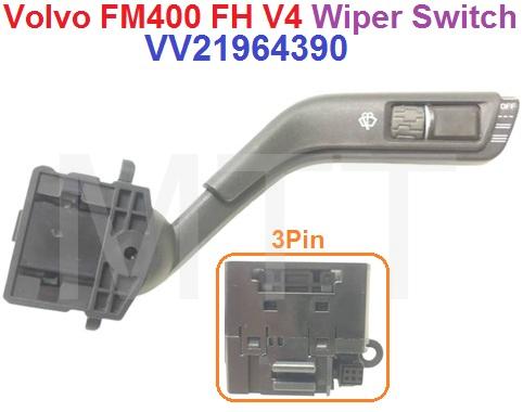 Wiper Switch-Volvo FM400 FH V4 ( 3Pin )