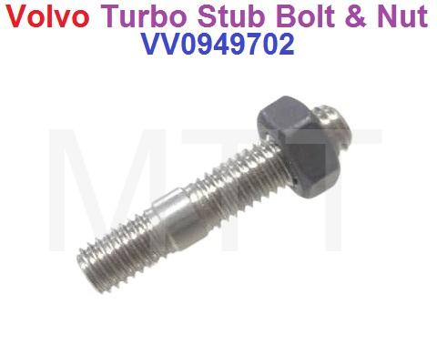 Turbo Stub Bolt & Nut-Volvo