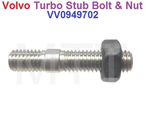 Turbo Stub Bolt & Nut-Volvo - Image 3