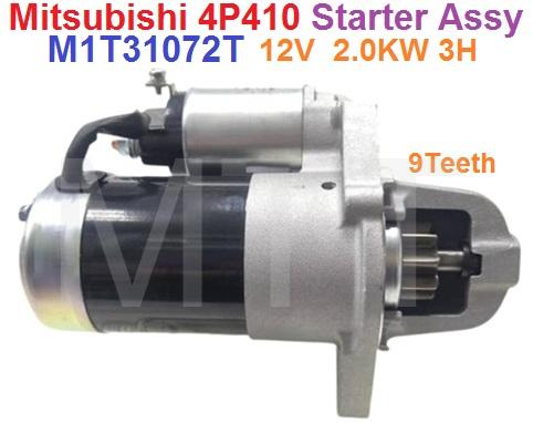 Starter Assy-Mitsubishi 4P410 ( 12v 2.0KW 3H )