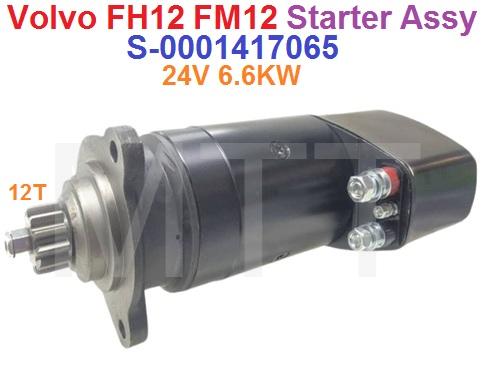 Starter Assy-Volvo FH12 FM12 ( 24v 6.6KW 12T )
