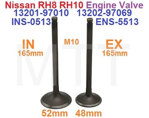 Engine Valve-Nissan RH8 RH10